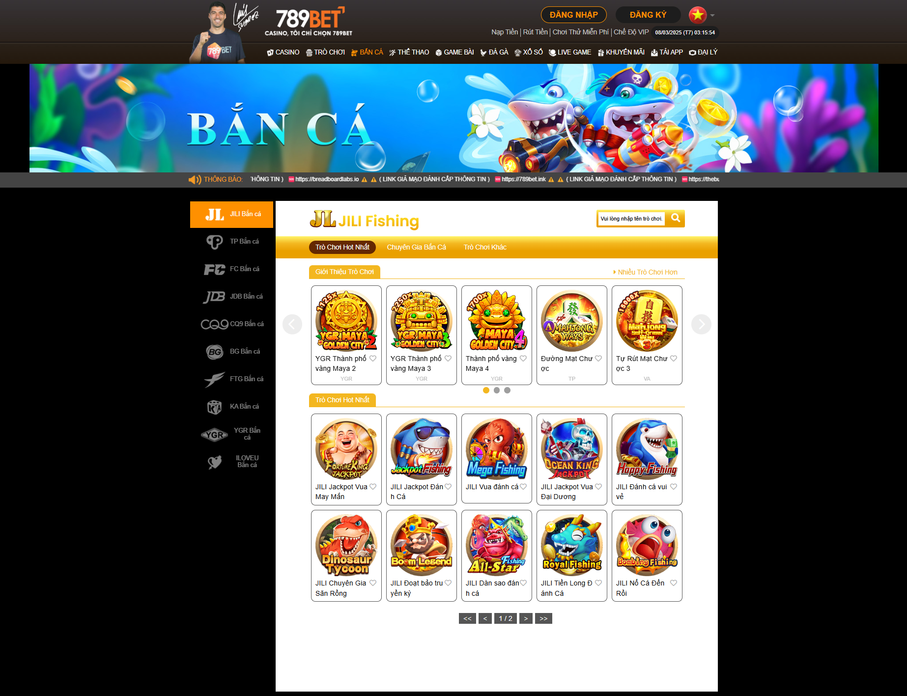 Trải nghiệm bắn cá tại 789BET